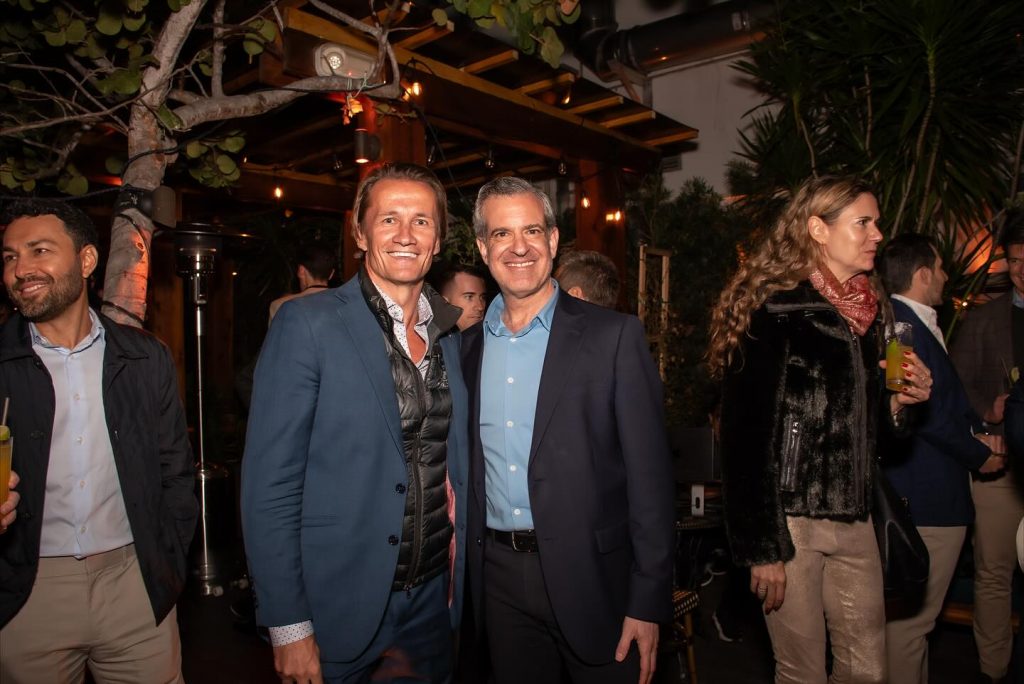 Stefan at MBC event with Miami Beach Mayor Steven Meiner Boost TV