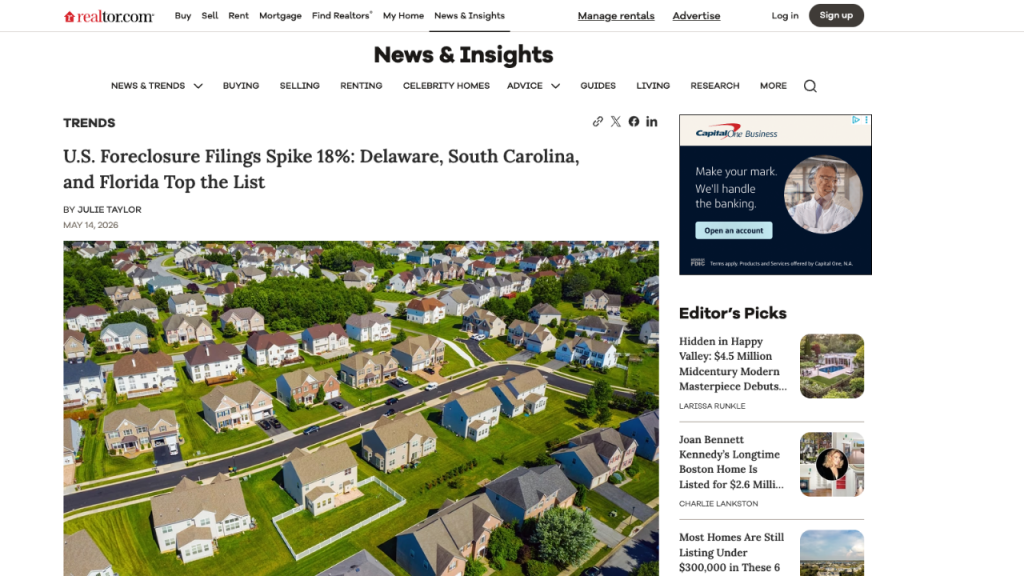 Foreclosures Spike. Caravan Podcast